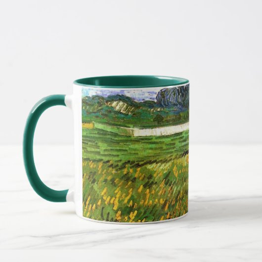 Weizenfeld bei Auvers von Vincent van Gogh Tasse (Links)