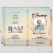 Weizenfeld-Bestattungsvorlage (Vorne/Hinten)