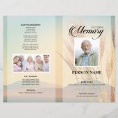 Weizenfeld-Bestattungsvorlage (Vorderseite)