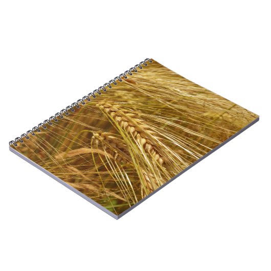 Weizenfeld. Es ist ernte Zeit! Notizblock (Linke Seite)