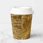 Weizenfeld. Es ist ernte Zeit! Pappbecher (Rechts)