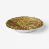 Weizenfeld. Es ist ernte Zeit! Pappteller (Gewinkelt)