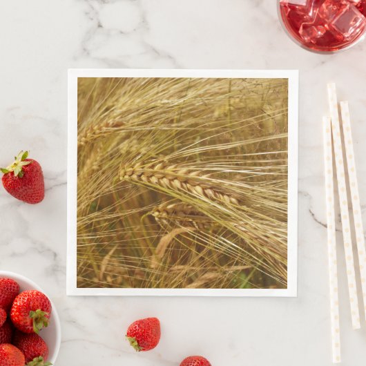 Weizenfeld. Es ist ernte Zeit! Serviette (Beispiel)