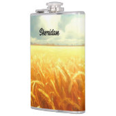 Weizenfeld im Sommer Flachmann (Links)