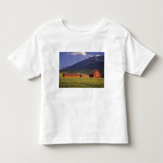 Weizenfeld im Wallowa Tal, gerade draußen Kleinkind T-shirt (Vorderseite)