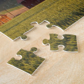 Weizenfeld im Wallowa Tal, gerade draußen Puzzle (Seite)