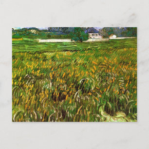 Weizenfeld in Auvers von Vincent van Gogh Postkarte
