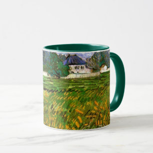 Weizenfeld in Auvers von Vincent van Gogh Tasse
