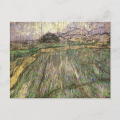 Weizenfeld in Regen (F650) Van Gogh Fine Art Postkarte (Vorderseite)