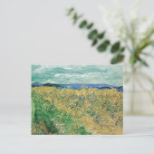 Weizenfeld Kornblumen Vincent van Gogh Postkarte (Stehend Vorderseite)
