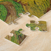 Weizenfeld Krähen Van Gogh Malerei Kunst Vintage Puzzle (Seite)