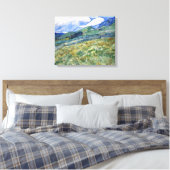 Weizenfeld mit Bergen Vincent van Gogh Leinwanddruck (Insitu (Schlafzimmer))