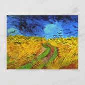 Weizenfeld mit Crows Van Gogh Fine Art Postkarte (Vorderseite)