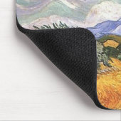 Weizenfeld mit Cypress von Van Gogh. Mousepad (Ecke)