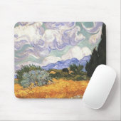 Weizenfeld mit Cypress von Van Gogh. Mousepad (Mit Mouse)