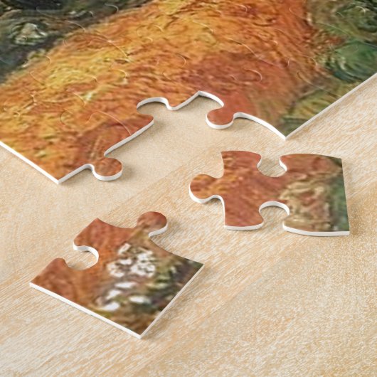 Weizenfeld mit Cypress von Van Gogh. Puzzle (Seite)