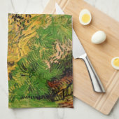 Weizenfeld mit Kornblumen von Vincent van Gogh Geschirrtuch (Viertel Falte)