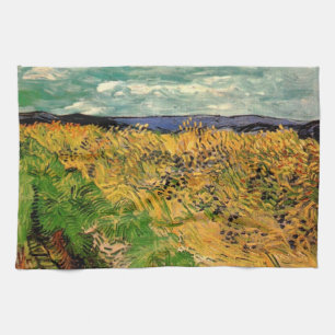 Weizenfeld mit Kornblumen von Vincent van Gogh Geschirrtuch