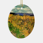 Weizenfeld mit Kornblumen von Vincent van Gogh Keramik Ornament (Rechts)