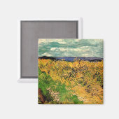 Weizenfeld mit Kornblumen von Vincent van Gogh Magnet (Vorderseite/Rückseite)