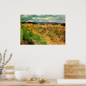 Weizenfeld mit Kornblumen von Vincent van Gogh Poster (Küche)