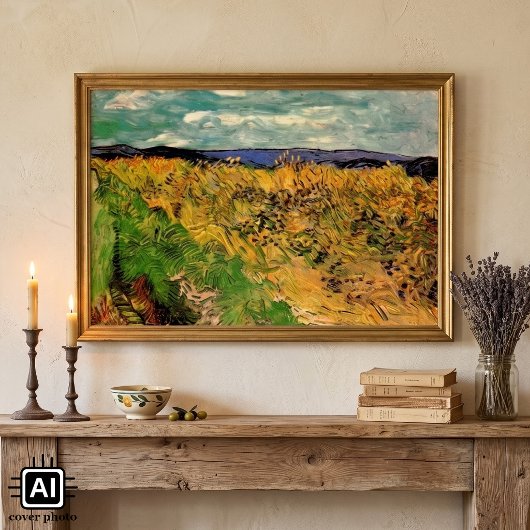 Weizenfeld mit Kornblumen von Vincent van Gogh Poster