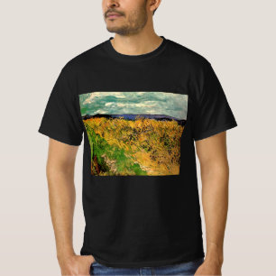 Weizenfeld mit Kornblumen von Vincent van Gogh T-Shirt