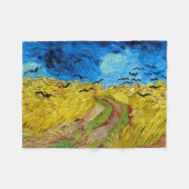 Weizenfeld mit Krähen, Van Gogh Fleecedecke (Vorderseite (Horizontal))