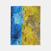 Weizenfeld mit Krähen, Van Gogh Fleecedecke (Vorderseite)