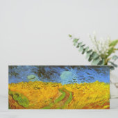 Weizenfeld mit Krähen von Vincent van Gogh (Stehend Vorderseite)