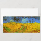 Weizenfeld mit Krähen von Vincent van Gogh (Vorne/Hinten)