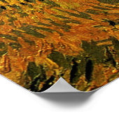 Weizenfeld mit Lark (van Gogh) Poster (Ecke)