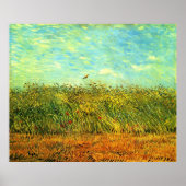 Weizenfeld mit Lark (van Gogh) Poster (Vorne)