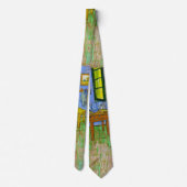 Weizenfeld mit Lark von Vincent Van Gogh Art Krawatte (Rückseite)