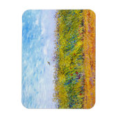 Weizenfeld mit Lark von Vincent Van Gogh Magnet (Vertikal)