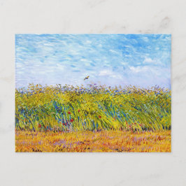 Weizenfeld mit Lark von Vincent Van Gogh Postkarte