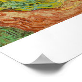 Weizenfeld mit Rollen Poster (Ecke)