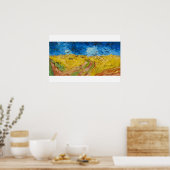 Weizenfeld mit Rollen Poster (Küche)