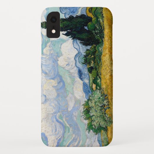 Weizenfeld mit Zypressen Case-Mate iPhone Hülle (Rückseite)