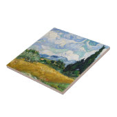 Weizenfeld mit Zypressen Fliese (Seite)