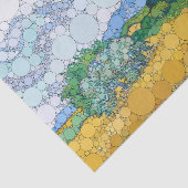 Weizenfeld mit Zypressen nach Vincent van Gogh Seidenpapier (Ausschnitt)