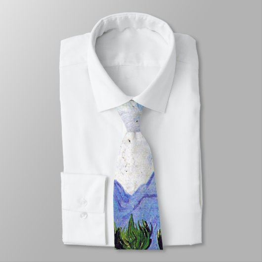 Weizenfeld mit Zypressen Van Gogh Kunsthandwerk Krawatte (Gebunden)