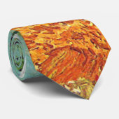 Weizenfeld mit Zypressen Van Gogh Kunsthandwerk Krawatte (Gerollt)