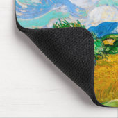 Weizenfeld mit Zypressen, Van Gogh Mousepad (Ecke)