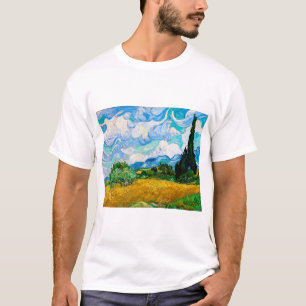 Weizenfeld mit Zypressen, Van Gogh T-Shirt