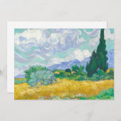 Weizenfeld mit Zypressen | Vincent van Gogh (Vorne/Hinten)