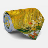 Weizenfeld mit Zypressen von Vincent Van Gogh Krawatte (Gerollt)