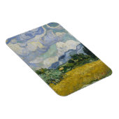 Weizenfeld mit Zypressen von Vincent van Gogh Magnet (Rechte Seite)