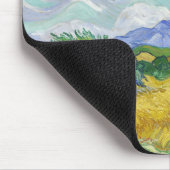 Weizenfeld mit Zypressen von Vincent van Gogh Mousepad (Ecke)