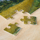Weizenfeld mit Zypressen von Vincent van Gogh Puzzle (Seite)